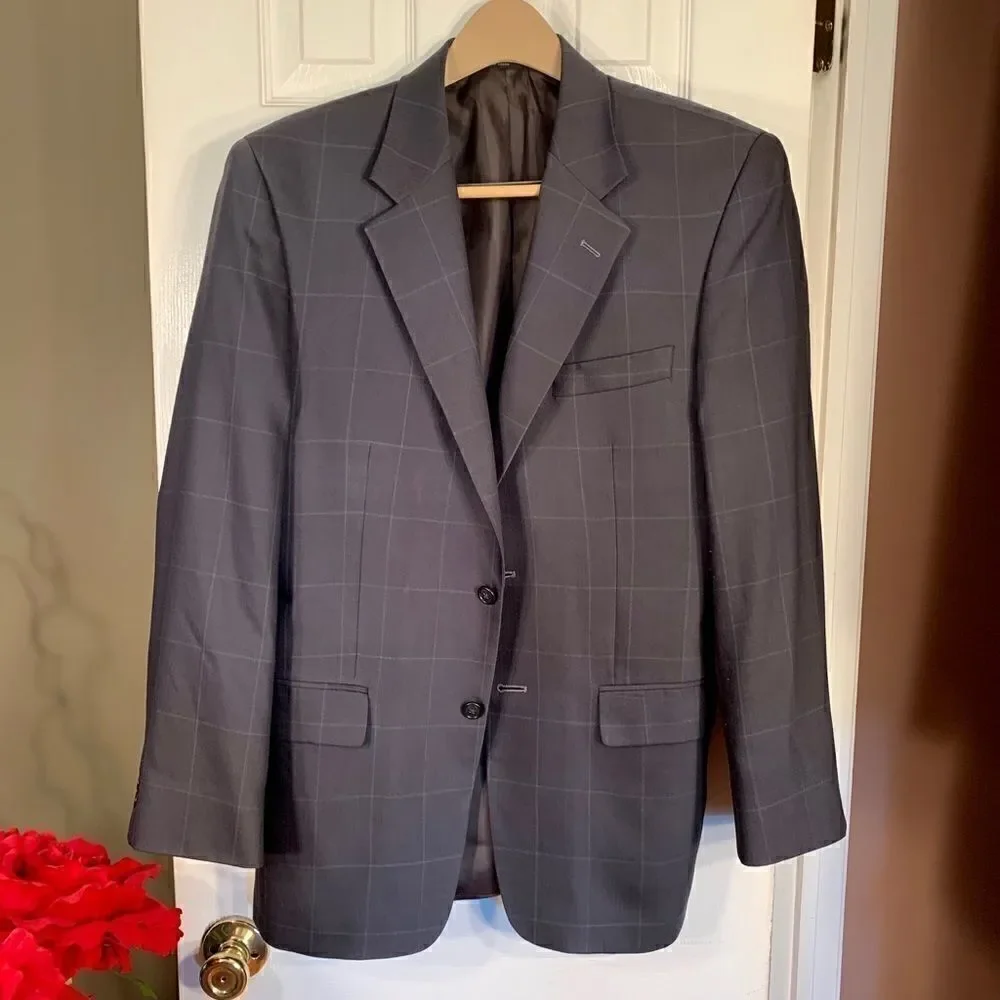 Gray Petrocelli Blazer in a 38R